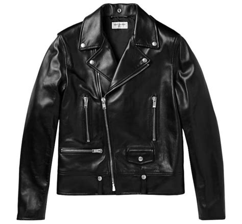 Vestes.Blouson noir YVES SAINT LAURENT pour Homme